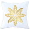 POSZEWKA DEKORACYJNA 40x40 ŚWIĄTECZNA  ŚNIEŻYNKA