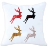 POSZEWKA DEKORACYJNA 40x40 ŚWIĄTECZNA RENIFER