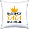 PODUSZKA 40x40cm DLA TATY Z NADRUKIEM JASIEK NA PREZENT DZIEŃ OJCA TATA