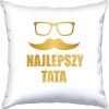 PODUSZKA 40x40cm DLA TATY Z NADRUKIEM JASIEK NA PREZENT DZIEŃ OJCA TATA