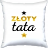 PODUSZKA 40x40cm DLA TATY Z NADRUKIEM JASIEK NA PREZENT DZIEŃ OJCA TATA