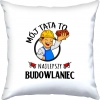 PODUSZKA 40x40cm DLA TATY Z NADRUKIEM JASIEK NA PREZENT DZIEŃ OJCA TATA