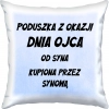 PODUSZKA 40x40cm DLA TATY Z NADRUKIEM JASIEK NA PREZENT DZIEŃ OJCA TATA