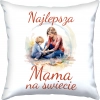 PODUSZKA 40x40cm DLA MAMY Z NADRUKIEM JASIEK NA PREZENT DZIEŃ MATKI MAMA