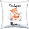 PODUSZKA 40x40cm DLA MAMY Z NADRUKIEM JASIEK NA PREZENT DZIEŃ MATKI MAMA