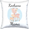 PODUSZKA 40x40cm DLA MAMY Z NADRUKIEM JASIEK NA PREZENT DZIEŃ MATKI MAMA