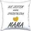 PODUSZKA 40x40cm DLA MAMY Z NADRUKIEM JASIEK NA PREZENT DZIEŃ MATKI MAMA