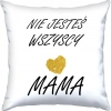 PODUSZKA 40x40cm DLA MAMY Z NADRUKIEM JASIEK NA PREZENT DZIEŃ MATKI MAMA