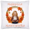 PODUSZKA 40x40 DZIEŃ NAUCZYCIELA WYCHOWAWCA PREZENT NAUCZYCIEL JASIEK NAUCZYCIELKA POLSKIEGO MATEMATYKI