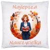 PODUSZKA 40x40 DZIEŃ NAUCZYCIELA WYCHOWAWCA PREZENT NAUCZYCIEL JASIEK NAUCZYCIELKA POLSKIEGO MATEMATYKI