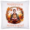 PODUSZKA 40x40 DZIEŃ NAUCZYCIELA WYCHOWAWCA PREZENT NAUCZYCIEL JASIEK NAUCZYCIELKA POLSKIEGO MATEMATYKI