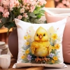 PODUSZKA WIOSENNA WIELKANOCNA 40x40 JASIEK WIELKANOC DEKORACYJNA KURCZAK