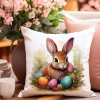 PODUSZKA WIOSENNA WIELKANOCNA 40x40 JASIEK WIELKANOC DEKORACYJNA ZAJĄC