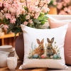 PODUSZKA WIELKANOCNA 40x40 JASIEK WIELKANOC ZAJĄC PISANKI KRÓLIK ŚWIĄTECZNA