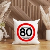 KOMPLET PODUSZKA KUBEK NA 80 URODZINY PREZENT