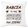 PODUSZKA 40x40 Z NADRUKIEM NA PREZENT DLA BABCI