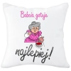 PODUSZKA 40x40 Z NADRUKIEM NA PREZENT DLA BABCI