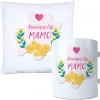 KOMPLET DLA MAMY PODUSZKA 40X40CM + KUBEK 330ml NA PREZENT DZIEŃ MATKI MAMA