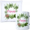 KOMPLET DLA MAMY PODUSZKA 40X40CM + KUBEK 330ml NA PREZENT DZIEŃ MATKI MAMA