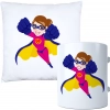 KOMPLET DLA MAMY PODUSZKA 40X40CM + KUBEK 330ml NA PREZENT DZIEŃ MATKI MAMA