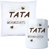KOMPLET DLA TATY PODUSZKA 40X40CM + KUBEK 330ml NA PREZENT DZIEŃ OJCA TATA