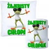 KOMPLET PODUSZKA KUBEK NA DZIEŃ CHŁOPAKA FACETA