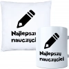 KOMPLET PODUSZKA KUBEK DZIEŃ NAUCZYCIEL WYCHOWAWCA
