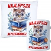 KOMPLET PODUSZKA KUBEK DZIEŃ NAUCZYCIEL WYCHOWAWCA