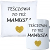 KOMPLET DLA MAMY PODUSZKA 40X40CM + KUBEK 330ml NA PREZENT DZIEŃ MATKI MAMA