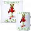 KOMPLET DLA MAMY PODUSZKA 40X40CM + KUBEK 330ml NA PREZENT DZIEŃ MATKI MAMA