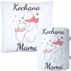 KOMPLET DLA MAMY PODUSZKA 40X40CM + KUBEK 330ml NA PREZENT DZIEŃ MATKI MAMA