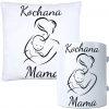 KOMPLET DLA MAMY PODUSZKA 40X40CM + KUBEK 330ml NA PREZENT DZIEŃ MATKI MAMA