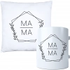 KOMPLET DLA MAMY PODUSZKA 40X40CM + KUBEK 330ml NA PREZENT DZIEŃ MATKI MAMA