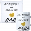 KOMPLET DLA MAMY PODUSZKA 40X40CM + KUBEK 330ml NA PREZENT DZIEŃ MATKI MAMA