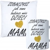 KOMPLET DLA MAMY PODUSZKA 40X40CM + KUBEK 330ml NA PREZENT DZIEŃ MATKI MAMA
