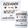 KOMPLET PREZENT DLA DZIADKA PODUSZKA 40x40 KUBEK 330ml DZIADEK ZESTAW