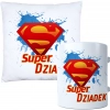 KOMPLET PREZENT DLA DZIADKA PODUSZKA 40x40 KUBEK 330ml DZIADEK ZESTAW