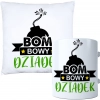 KOMPLET PREZENT DLA DZIADKA PODUSZKA 40x40 KUBEK 330ml DZIADEK ZESTAW