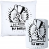 KOMPLET PREZENT DLA DZIADKA PODUSZKA 40x40 KUBEK 330ml DZIADEK ZESTAW