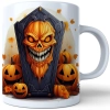 HALLOWEENOWY KUBEK 330ml NA HERBATĘ KAWĘ NA PREZENT TRUMNA DYNIE STRASZNE