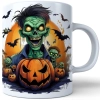 HALLOWEENOWY KUBEK 330ml NA HERBATĘ KAWĘ NA PREZENT WAMPIR ZOMBIE DYNIE NIETOPERZE