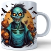 HALLOWEENOWY KUBEK 330ml NA HERBATĘ KAWĘ NA PREZENT STRACH NA WRÓBLE ZOMBIE DYNIE NIETOPERZE