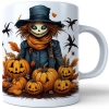 HALLOWEENOWY KUBEK 330ml NA HERBATĘ KAWĘ NA PREZENT STRACH NA WRÓBLE DYNIE NIETOPERZE