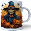 HALLOWEENOWY KUBEK 330ml NA HERBATĘ KAWĘ NA PREZENT STRACH NA WRÓBLE DYNIE NIETOPERZE