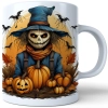 HALLOWEENOWY KUBEK 330ml NA HERBATĘ KAWĘ NA PREZENT STRACH NA WRÓBLE DYNIE NIETOPERZE