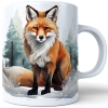 ZIMOWY KUBEK 330ml HERBATĘ KAWĘ PREZENT ŚWIĄTECZNY ŚWIĘTA RENIFER MIKOŁAJ