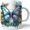 WIOSENNY WIELKANOCNY KUBEK 330ml NA PREZENT KAWĘ HERBATĘ WIOSNA MOTYL