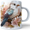 WIOSENNY WIELKANOCNY KUBEK 330ml NA PREZENT KAWĘ HERBATĘ WIOSNA PTAK