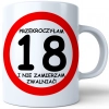 PREZENT KUBEK URODZINOWY W SKRZYNCE URODZINY 18