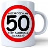 PREZENT KUBEK URODZINOWY W SKRZYNCE URODZINY 50